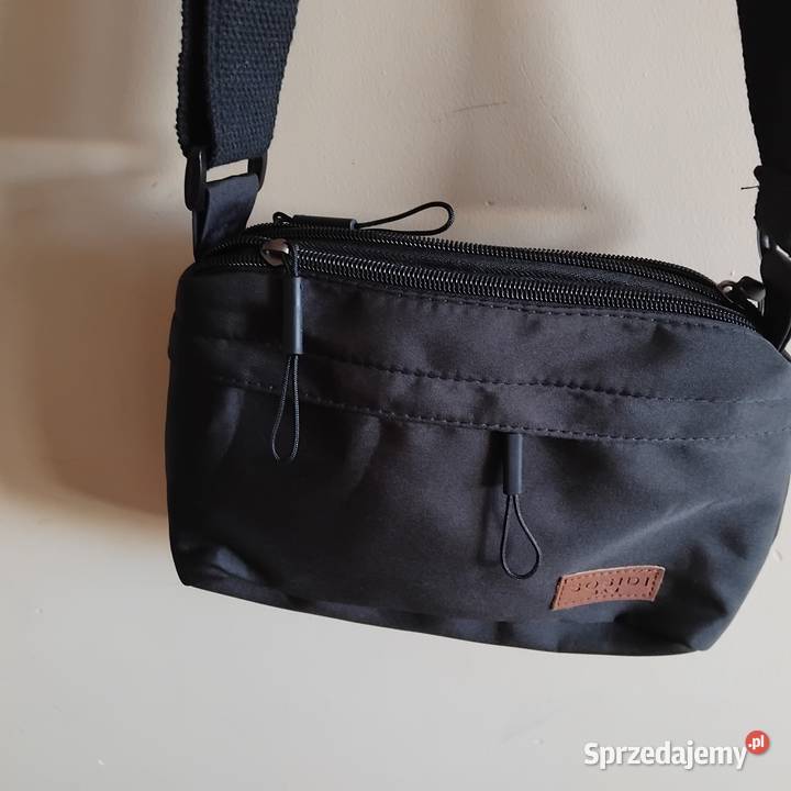 Czarna torebka crossbody nerka SOSIDI Czarne