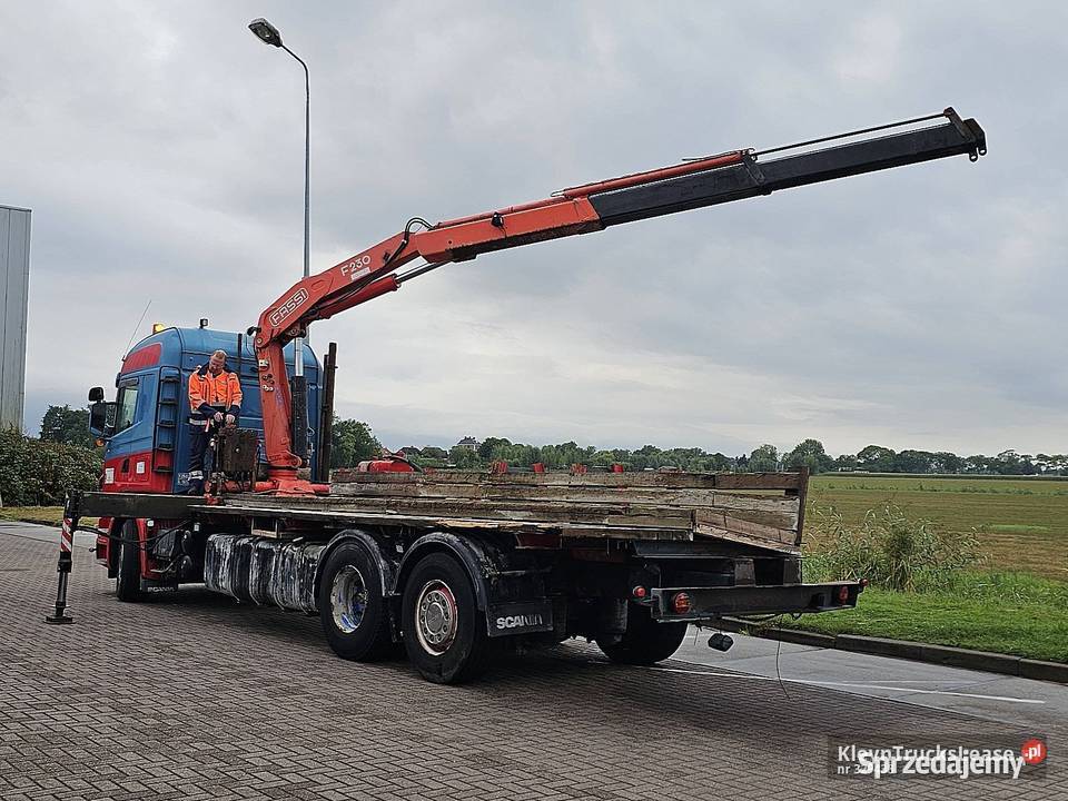 Scania R480 6X2 MANUAL CRANE platforma 2007 sprzedam