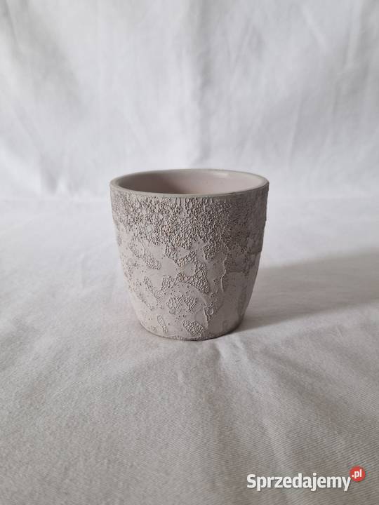Mała ceramiczna doniczkaosłonka na kaktus inne mazowieckie Warszawa