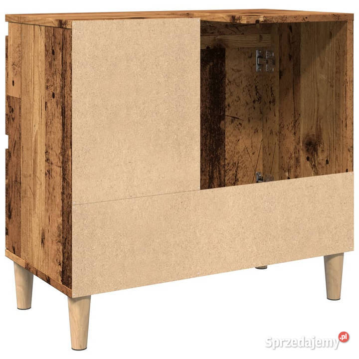 Szafka pod umywalkę stare drewno 65x33x60