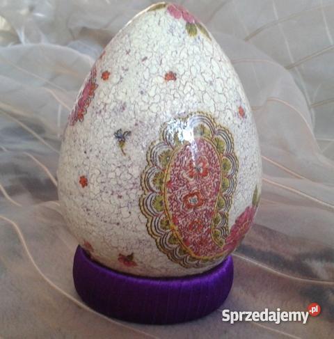 Jajko 12 wielkanocne pisanka decoupage REKODZIEL Krajno-Parcele