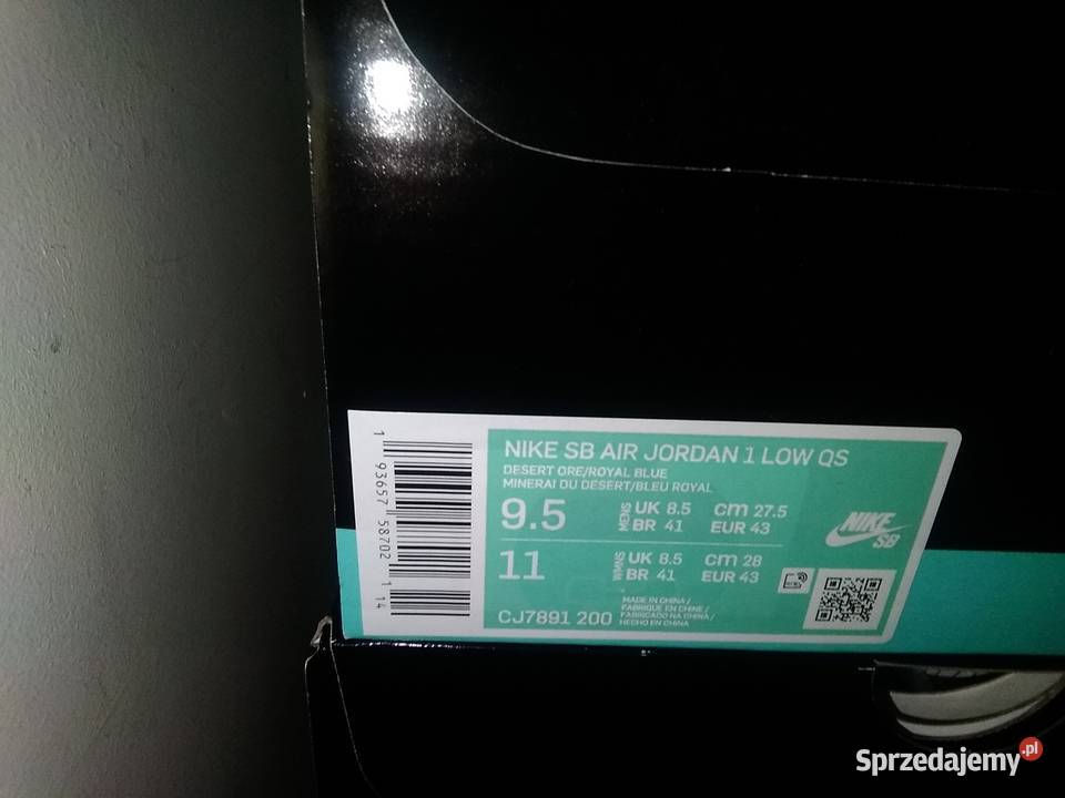 NIKE Jordan 1 Low SB QS Lance Mountain Desert wielkopolskie Poznań