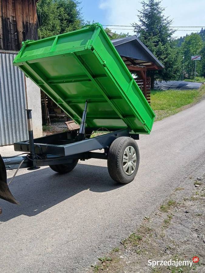 Przyczepa wywrotka do ursusa mini ttaktorka Przyczepy rolnicze Maków Podhalański