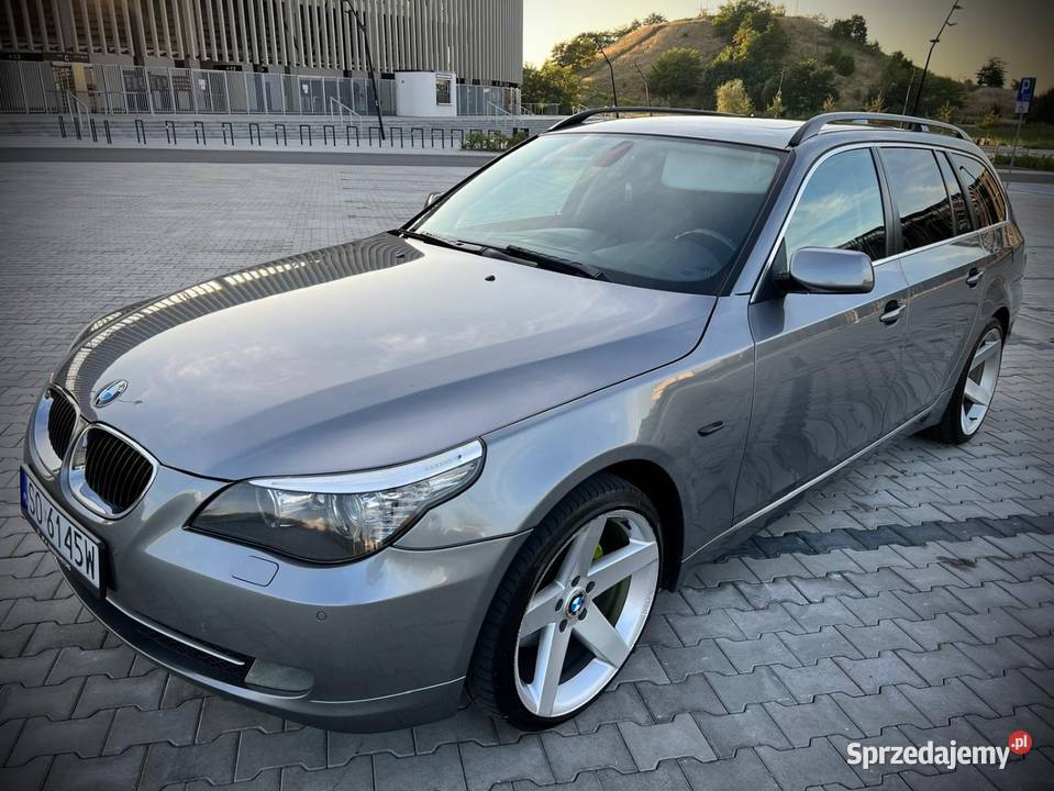 BMW E61 2008 lift 20d automat Panorama skóra ABS Dąbrowa Górnicza
