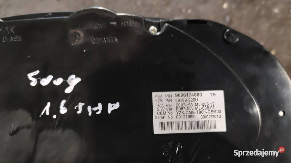 Licznik zegary 9666174880 Peugeot 5008 I