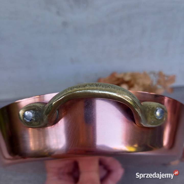 Miedziana patelnia do serwowania średnica 15 mazowieckie Warszawa