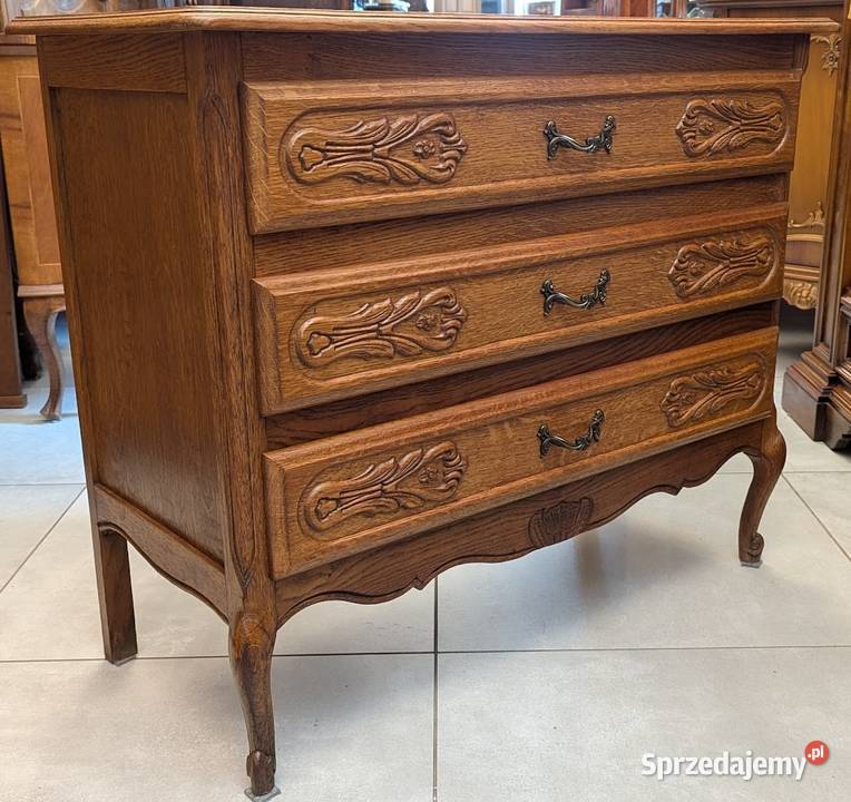 Dębowa komoda ludwikowskasklep Dąbrowa Górnicza sprzedam