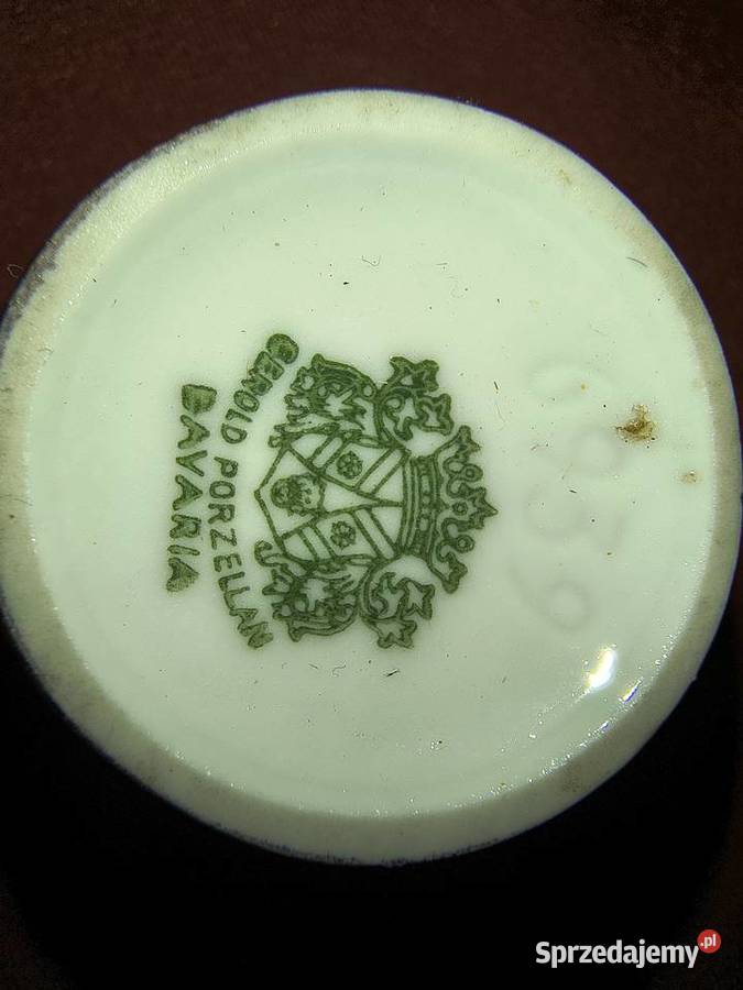 Świeczniki porcelanowe Bavaria para vintage Chorzew