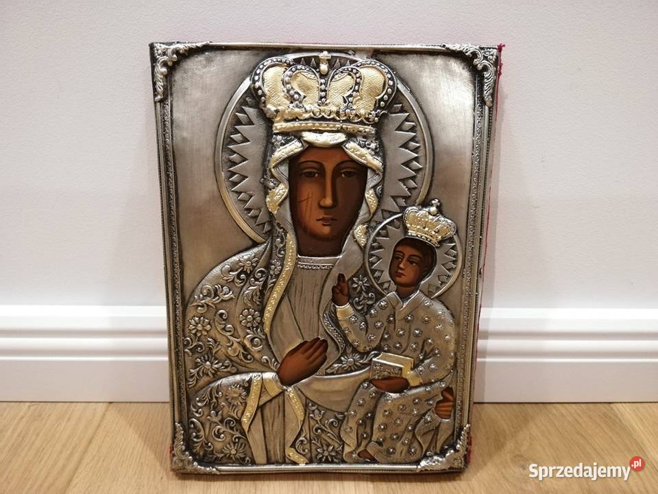 Piękna Ikona Matki Boskiej Częstochowskiej