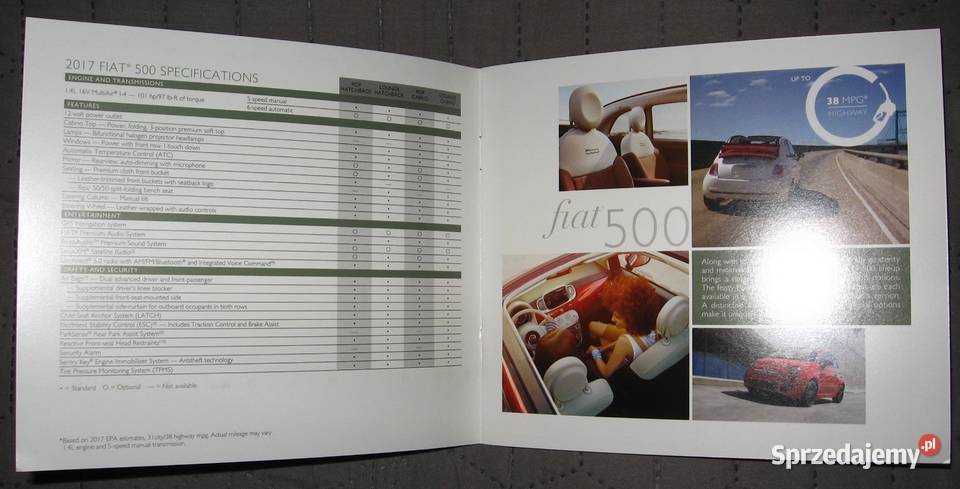 FIAT 2016 prospekt katalog