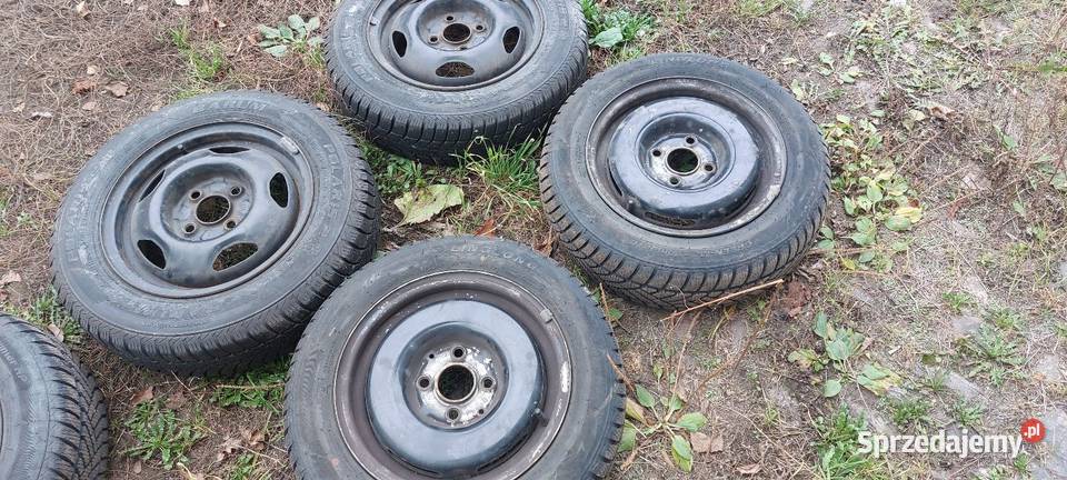 Koła felgi stalowe z oponami zimowymi 2022 13 vw
