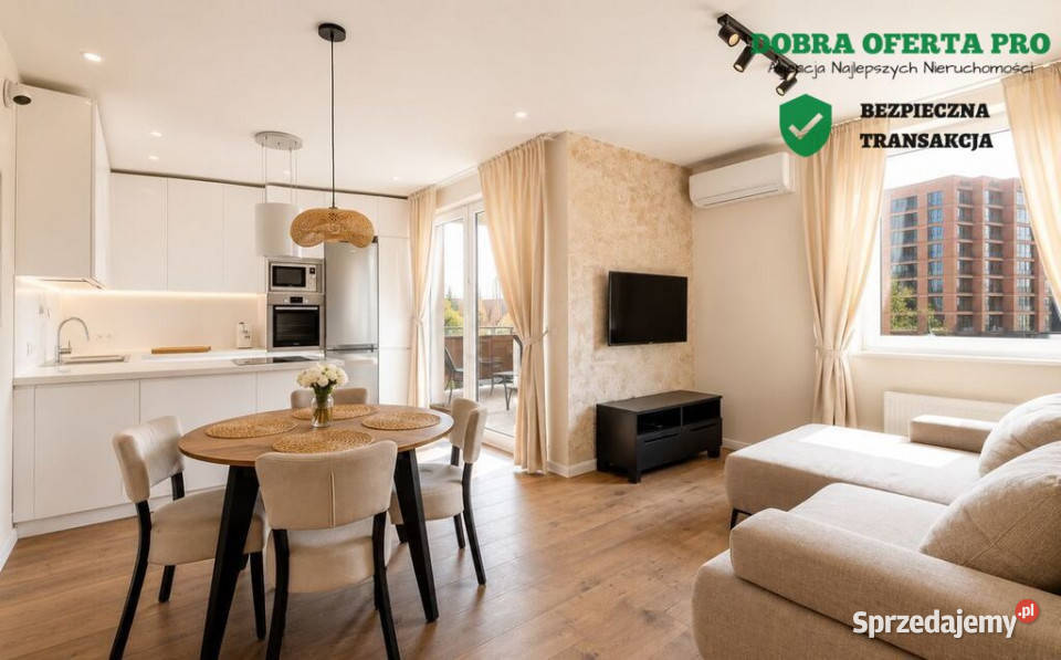 3 pokoje z tarasem w centrum Gdańska 69m2 Sprzedaż Gdańsk