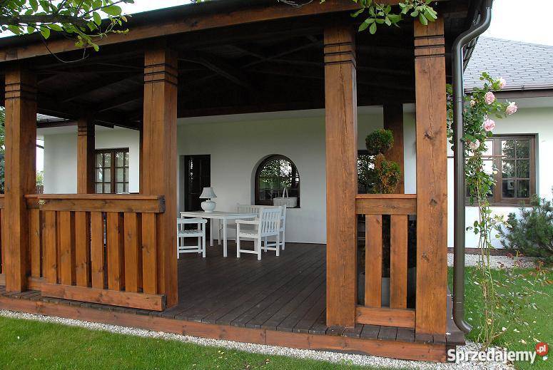 posiadłość w Łukowie taras Domy lubelskie Łuków