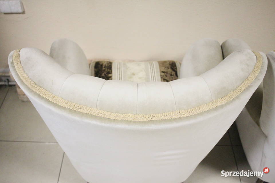 Zestaw dwóch foteli ładne obicie Fotele i pufy Pszczyna