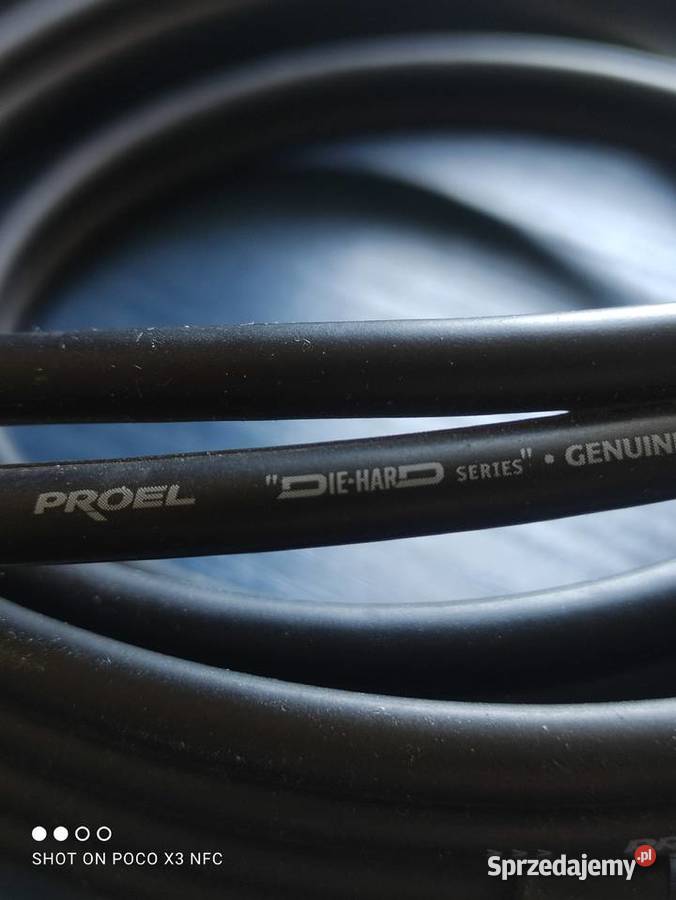 Kabel 2xRCA Proel Die Hard oryginalny 3m mazowieckie Piaseczno