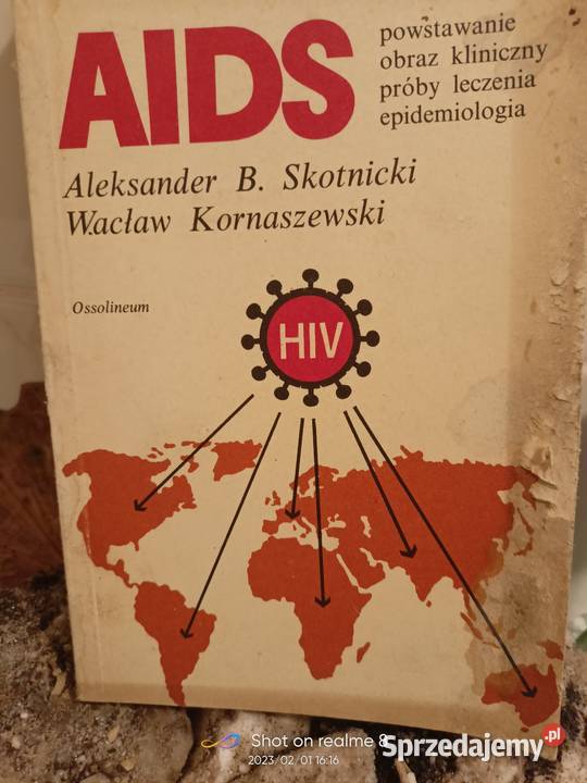 AIDS Skotnicki książki unikatowy egzemplarz mazowieckie Warszawa