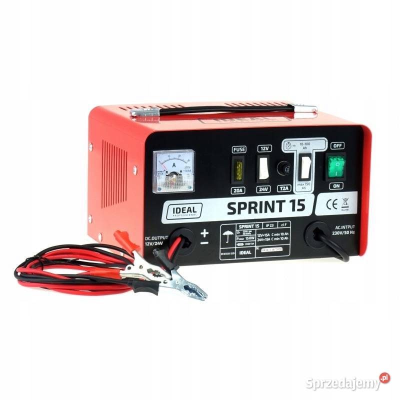 Prostownik Transformatorowy SPRINT 15 230V 1224V osobowe Motoryzacja