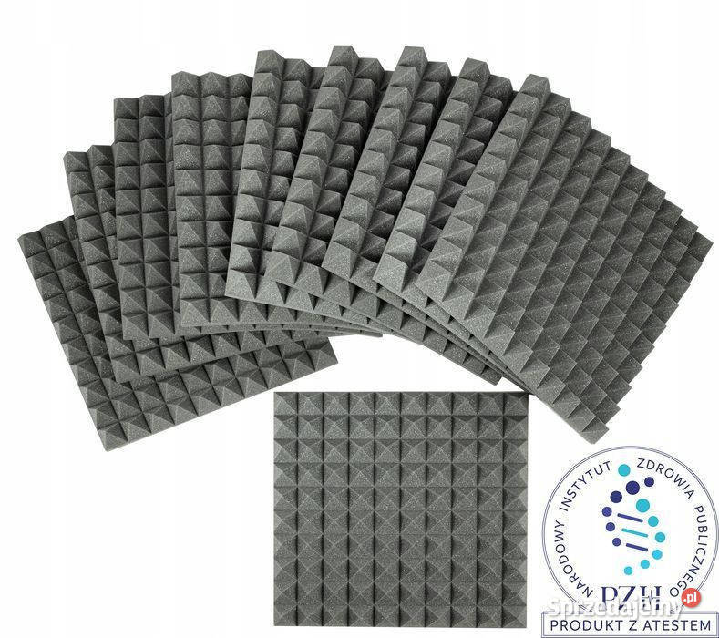 Panel Akustyczny Piramidki Pianka Akustyczna Łąki