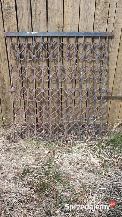 Ozdobnażelazna krata do renowacji PRL Łódź