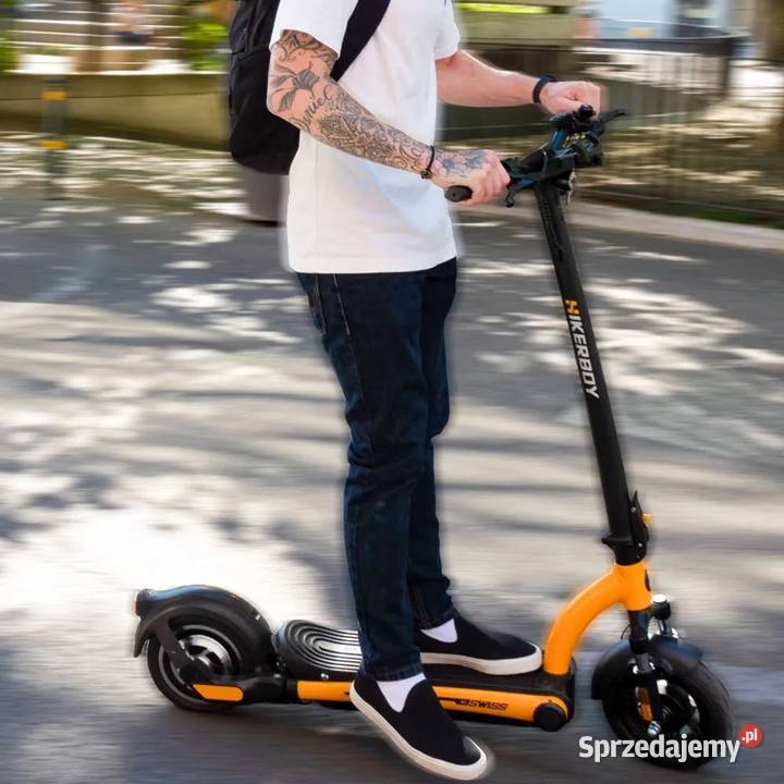 Składana hulajnoga elektryczna żółta Hikkerboy Poznań