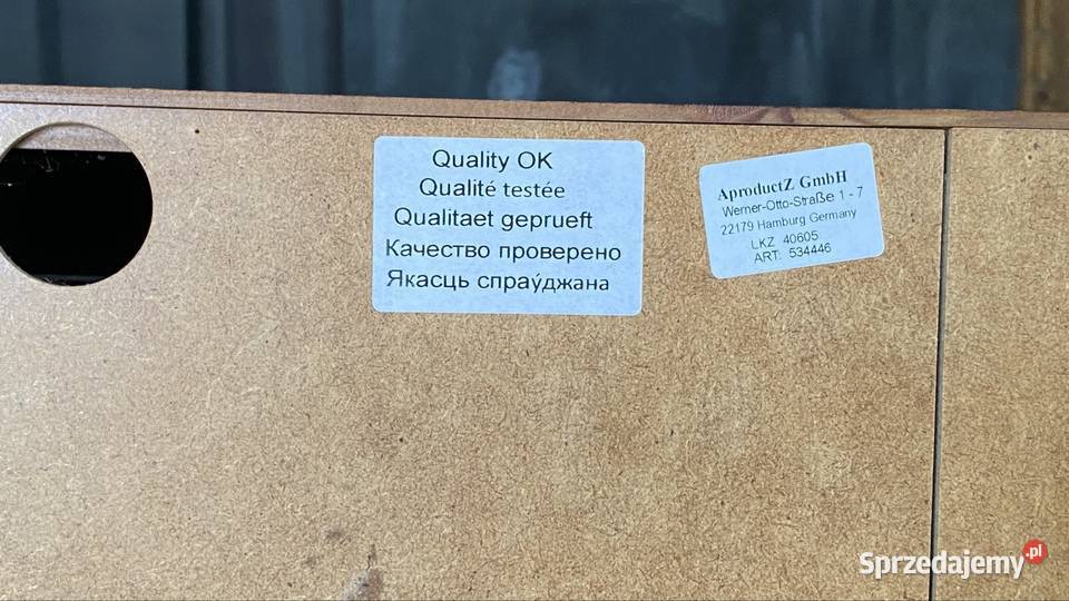 Drewniana komoda szafka rustykalna 70cm Budno