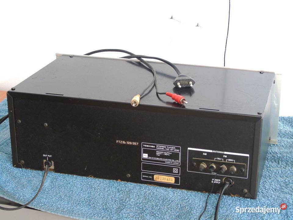 Tuner radiowy Toshiba ST230 sprawny Vintage Jasło