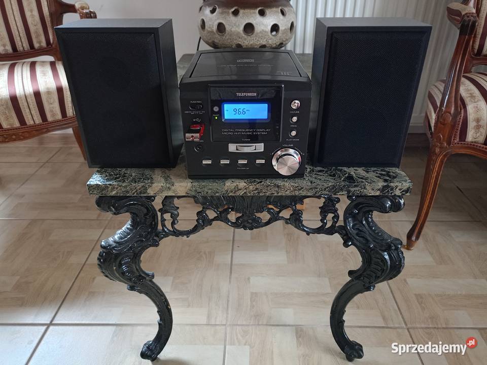 Mikro Wieża TELEFUNKEN USB MP3 Elektronika sprzedam