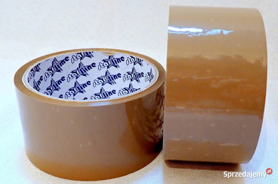 Taśma klejąca pakowa brąz 40m Mocny acrylowy Siewierz