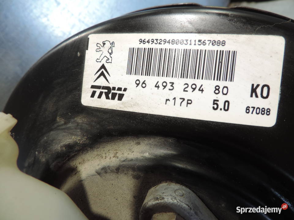 SERWO 9649329480 CITROEN C2 C3 14 HDI Rok produkcji 2004 Nowy Sącz