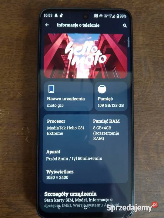 Telefon Motorola Moto g 15 Olsztyn