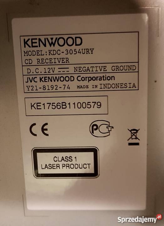 Radio samochodowe KENWOOD KDC3054U
