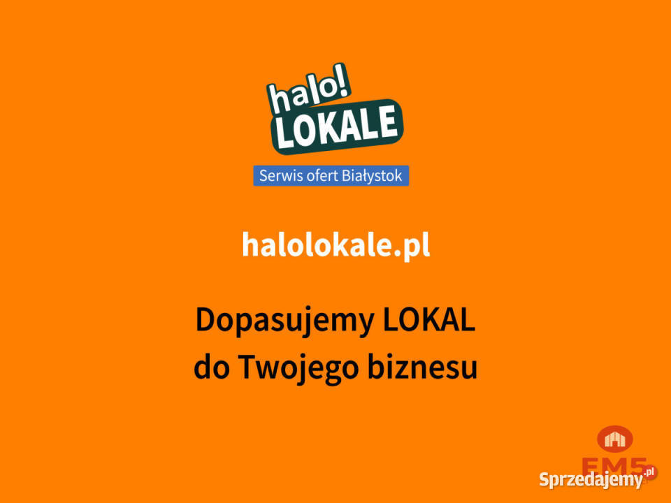 Do wynajęcia lokal 108m2 Białystok