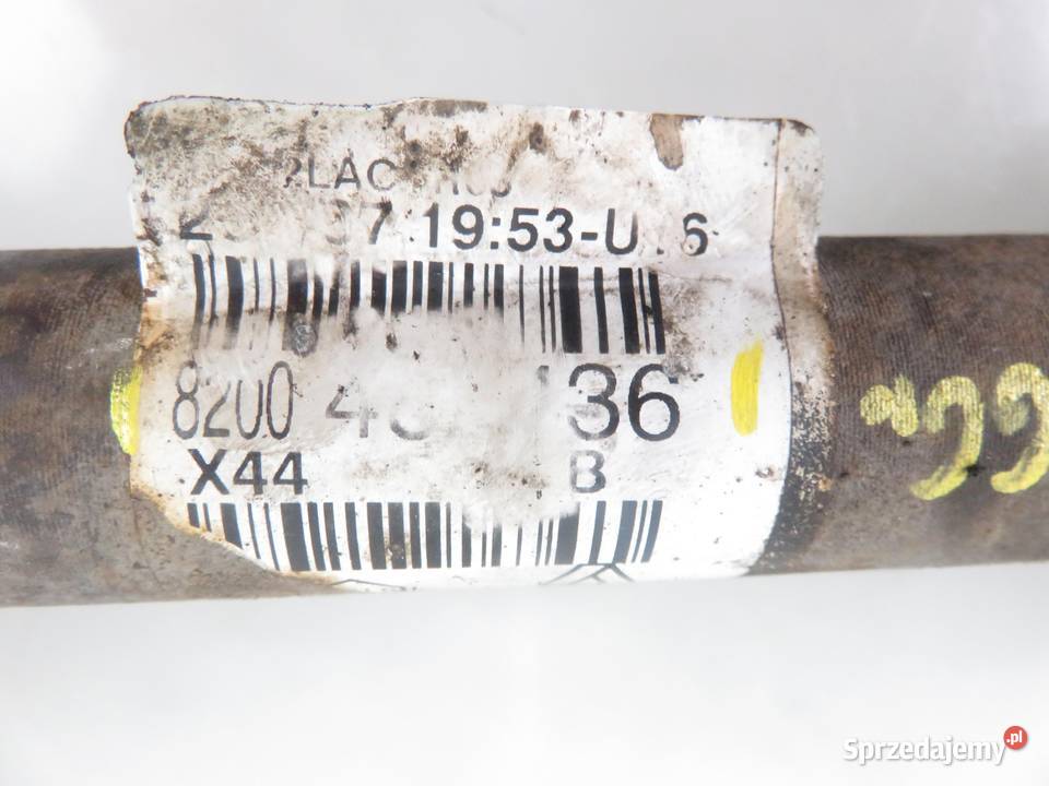 PÓŁOŚ PRAWA PRZEDNIA RENAULT TWINGO II 15 dCi Motoryzacja