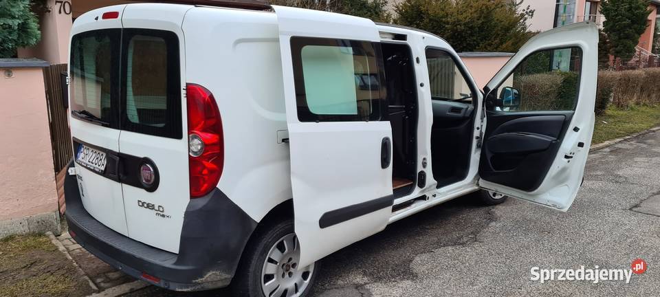 fiat Doblo Maxi vat 1 14 benzyna turbo gaz 12zl elektryczne szyby Gliwice