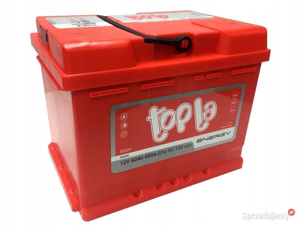 Akumulator TOPLA ENERGY 108060 E60H 60Ah 600A Jelcz-Laskowice