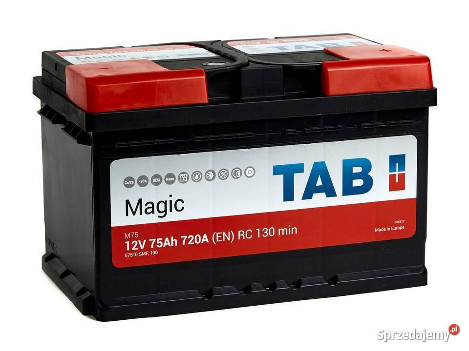 Akumulator TAB Magic 12V 75Ah720A Bydgoszcz
