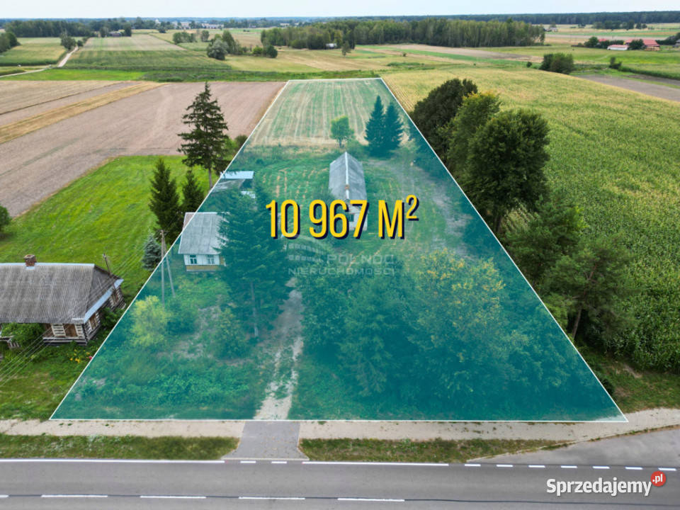 Siedlisko 11 ha w Kozłach 2235zł/m2 Kozły