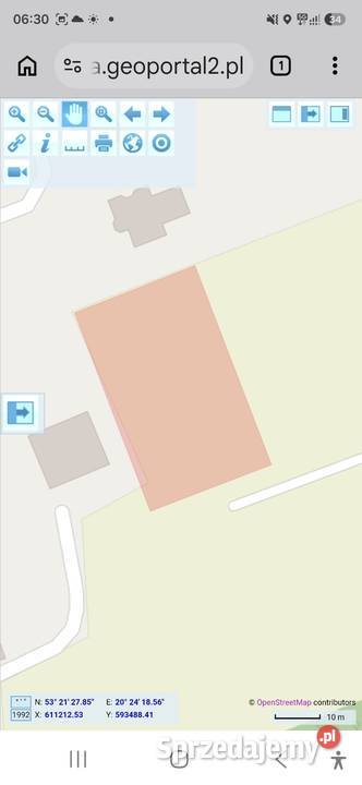 Sprzedam działkę budowlaną Nidzica Działdowska 116zł/m2 warmińsko-mazurskie
