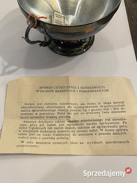 Srebrna cukiernica Resovia Hefra Kraków