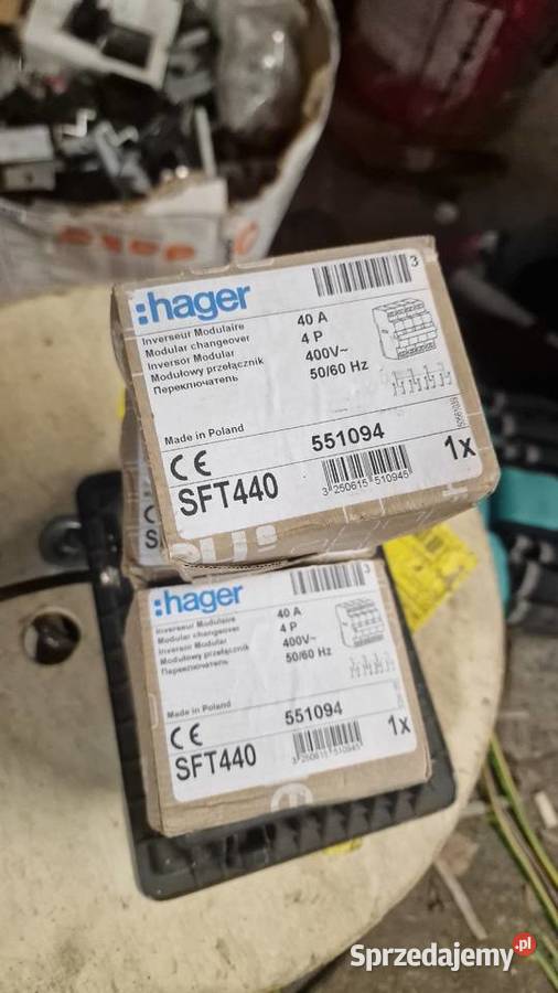 Przełącznik sieć agregat HAGER 40A 4P 400V Toruń