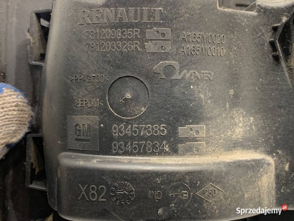 KLAPKA WLEWU PALIWA OPEL VIVARO B 781209835R Bus