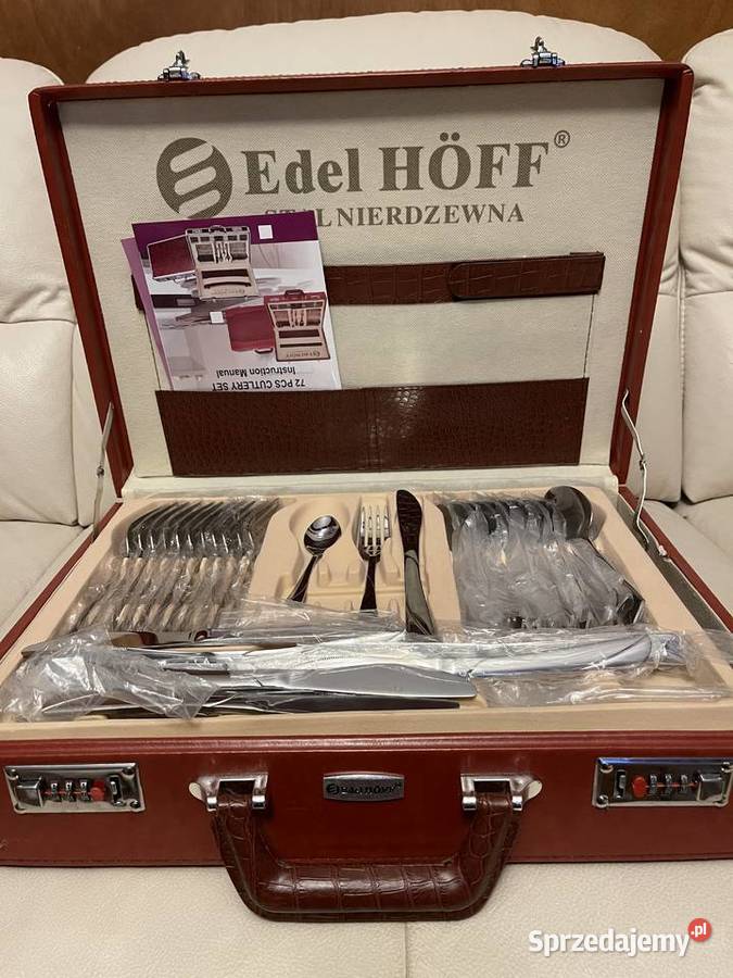 Komplet sztućców Edel Hoff 72el W walizce Warszawa