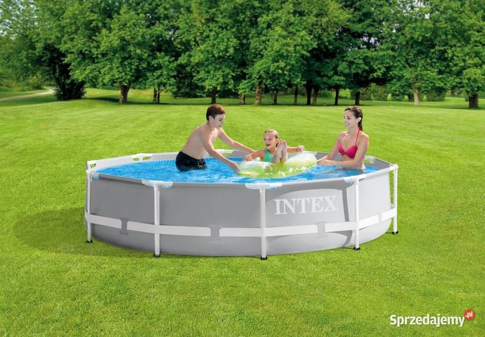 Basen stelażowy ogrodowy okrągły 305 pompa Bielsk Podlaski