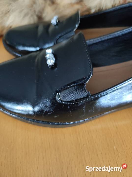 baleriny skórzane półbuty czółenka loafersy Kielce