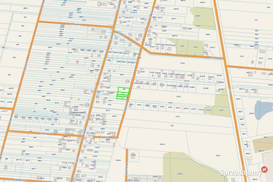 Działka 2386 m2 w Dobrzyniewie Dużym 20 minut Dobrzyniewo Duże