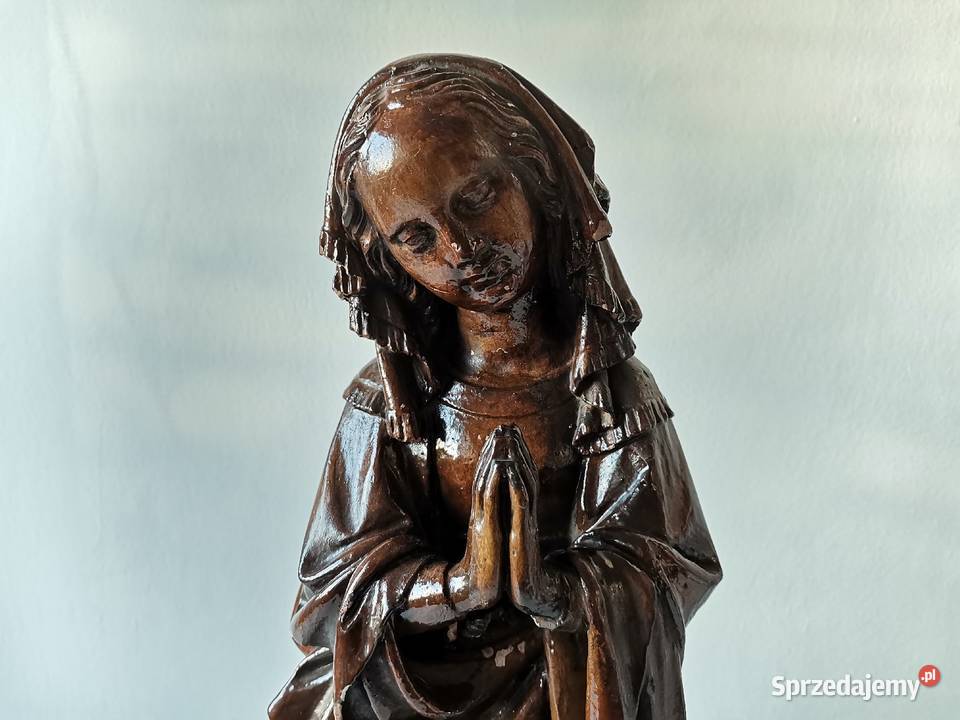 Stara duża przedwojenna figura figurka gipsowa Katowice