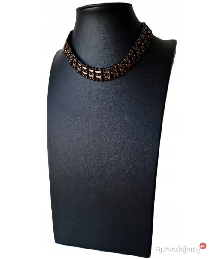 VINTAGE WIKTORIAŃSKI CHOKER NASZYJNIK ALICE Chokery Częstochowa sprzedam