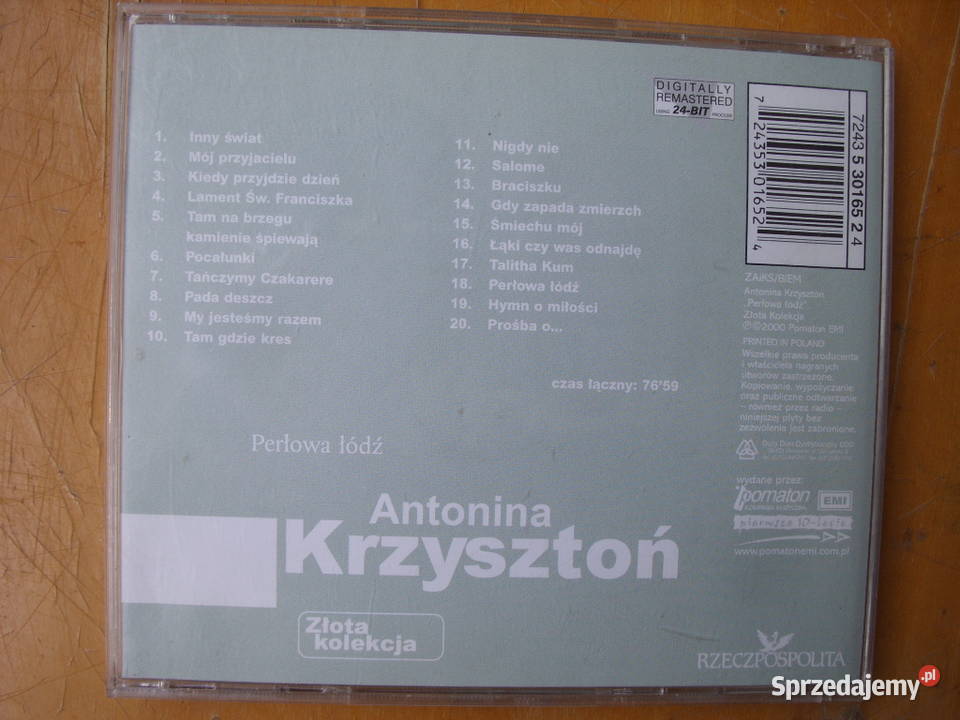 Ballada CD ANTONINA KRZYSZTON3 plyty Wołów sprzedam