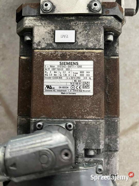Silnik Serwo SIEMENS 1FK70425AF711DA0 Pozostałe Bratoszewice