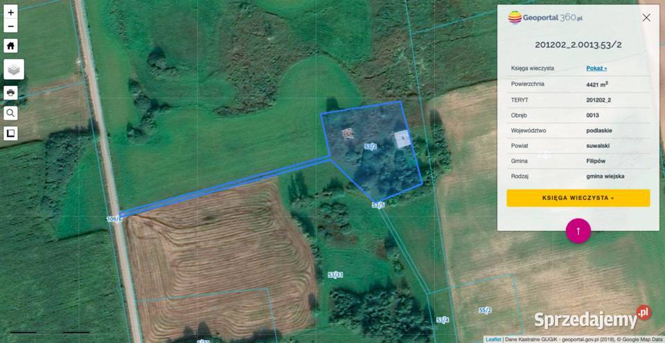 Działka rolna siedliskowa Olszanka sprzedam